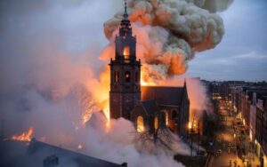 Vondelkerk Amsterdam incendio